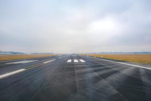 Airport runway view — British Airways cargo air freight services