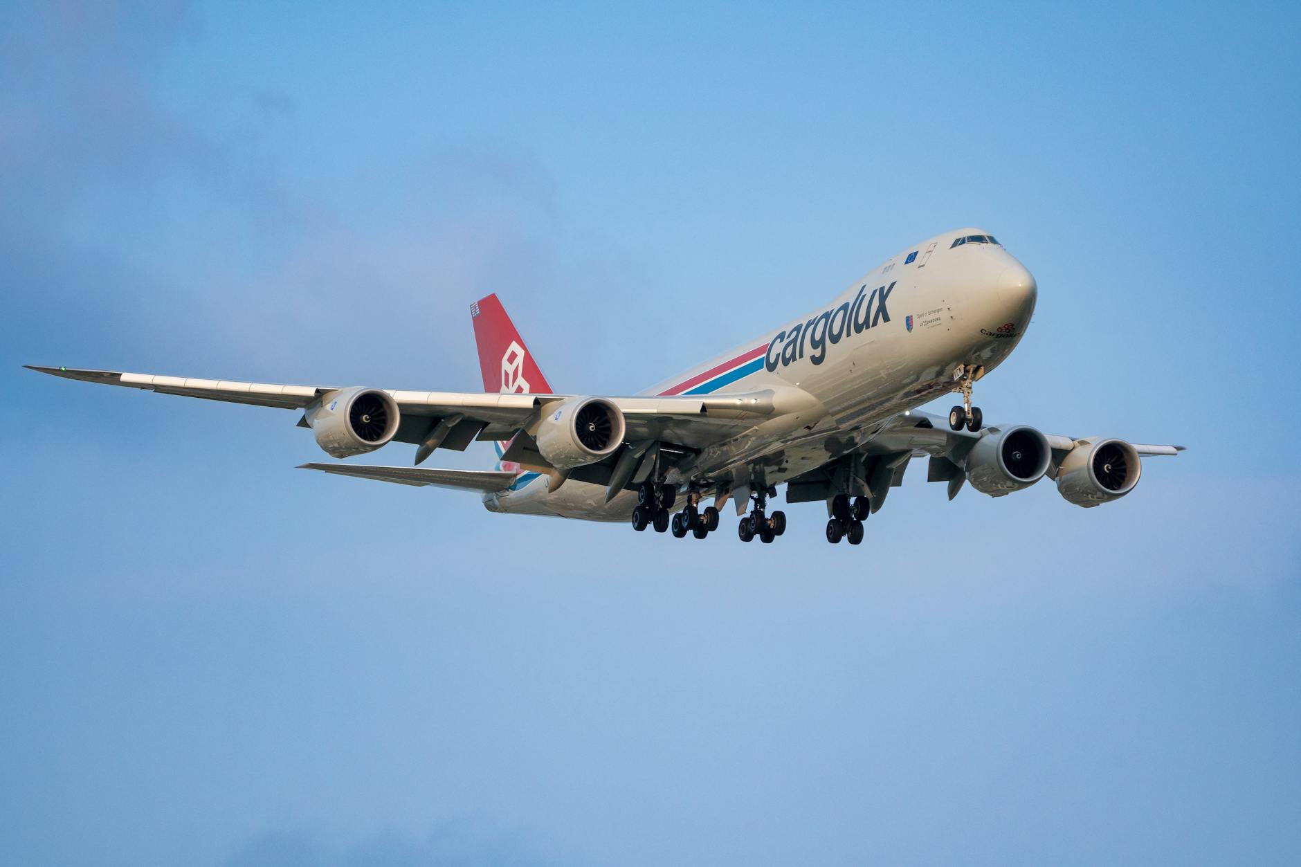 Cargolux Boeing 747 freight aircraft in flight — air cargo rates stabilize