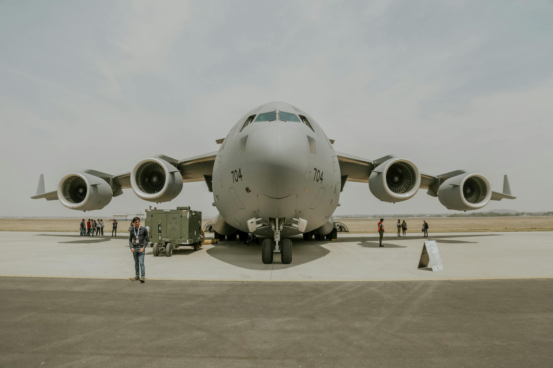Cargo airplane on runway, representing air freight to Italy